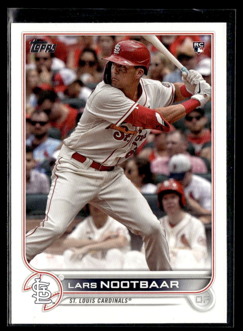 2022 Topps #58 Lars Nootbaar RC Baseball Card 1303P