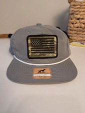 NWT Dover Bluff Hat Co. Gray Rope Trucker Sna...