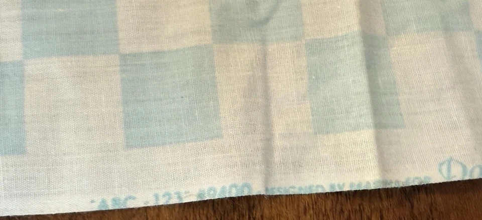 Vintage Daisy Kingdom Fabric Quilt Top ABC & 123 Bear Duck Nursery 35 x 45” - Image 4 of 4