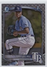 2025 Bowman Chrome Prospects Steel Metal Refractor /100 Gary Gill Hill 1p01