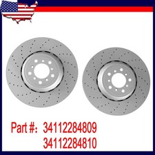 New Brake Disc Rotors Pair Set of 2 Front 380mm For BMW M4 M3 M2 34112284809 USA