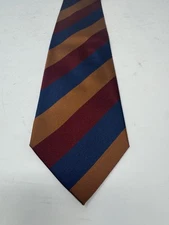 E. Marinella Napoli Silk Striped Tie Handcrafted Italy Excellent Condition