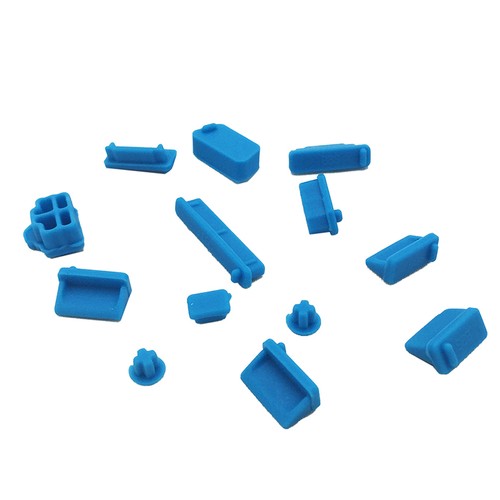16pcs/set Notebook Colorful Anti Dust Plug Laptop Silicone Cover Stopper hF - Afbeelding 9 van 14