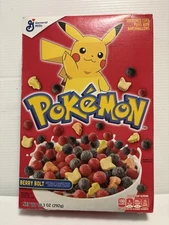 Pokemon Berry Bold Cereal 10.3 oz General Mills Limited Edition Rare Free Ship