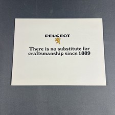 Vtg Original 1973 Original Peugot 504 Sedan & Wagon Dealer Car Sales Brochure