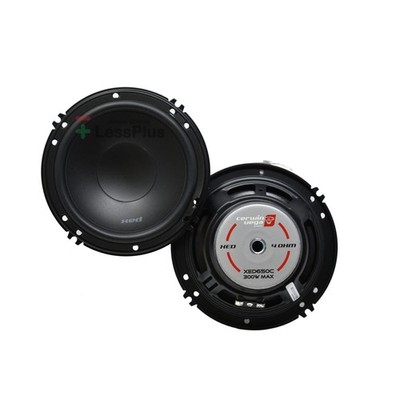 CERWIN-VEGA! XED650C 6.5'' 300W 2-Way Car Audio Component Speakers 4Ω