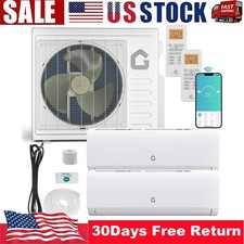 28000 BTU 20 SEER2 2 Zone Mini Split Air Conditioner & Heater 12K+18K BTU R454B