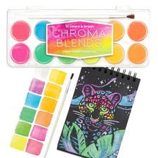Ooly, Chroma Blends Neon Watercolor Paint Set, Tools & Home Improvement