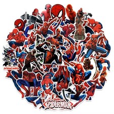 Spider Man Stickers 50 Piece Pack Sticker Decals Decal Merch Waterproof
