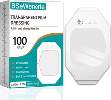 100pcs Transparent Film Dressing Adhesive Waterproof Adhesive Clear Band...