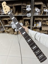 S S 20frets Natural color Maple electric bass neck Jazz Bass Rosewood block 34i