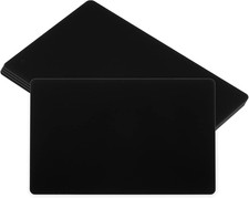 0.45mm Metal Business Cards, 5 Pack Blank Name Card Laser Engraving Aluminum ...