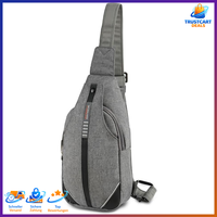 Anti-Diebstahl Sling Bag Brusttasche Hippie FüR Damen Herren Freizeit