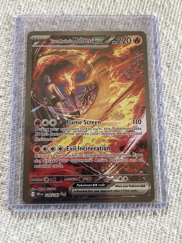 Team Rocket's Moltres ex 229/182 Sv10: Destined Rivals Holo