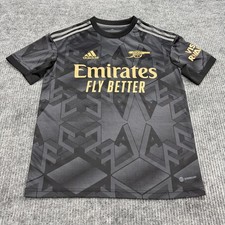 Arsenal Adidas Emirates Fly Better 22/23 Away Jersey Youth L 13-14 Soccer Futbol