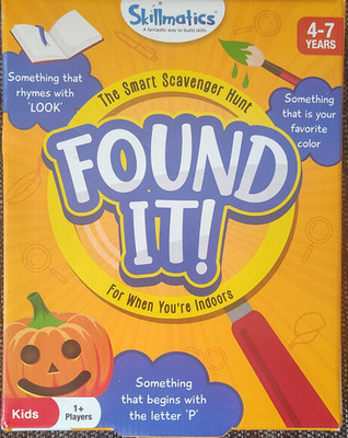 Skillmatics Found It! Educational Scavenger Hunt Card Game, 50 Cards, 4-7