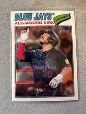 Alejandro Kirk 2026 Topps Heritage #341 Toronto Blue Jays Chrome SP