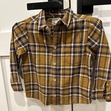 Petit Sezane Paris Boy Button Down Shirt Size 4