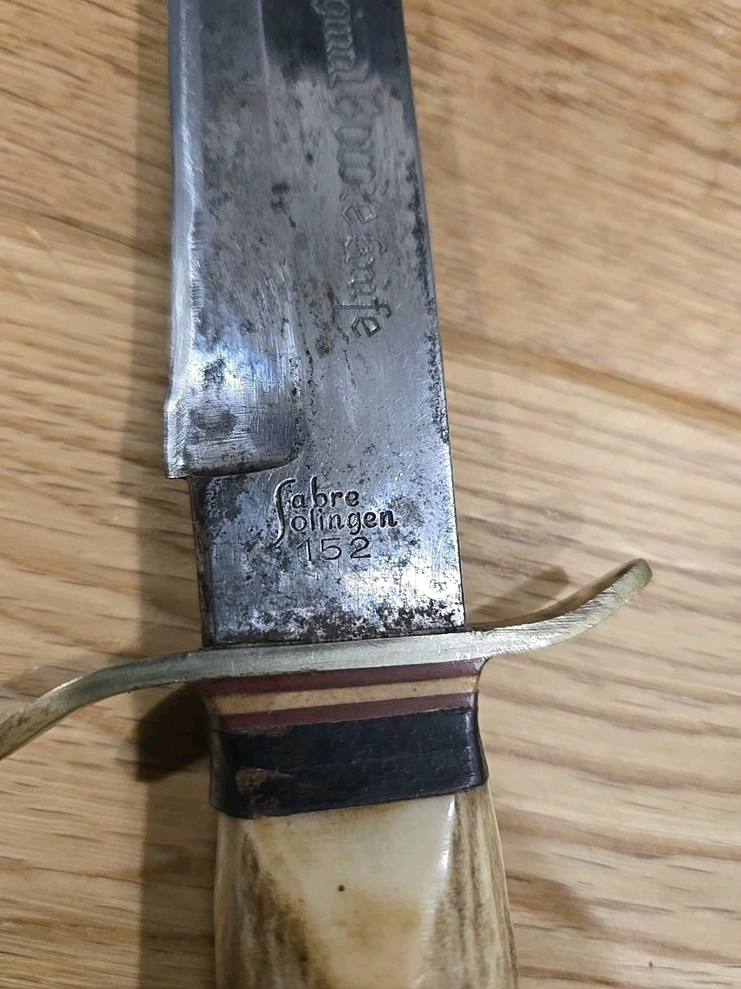 ORIGINAL BOWIE KNIFE Sabre Solingen 152 American Knife Co. Germany | eBay
