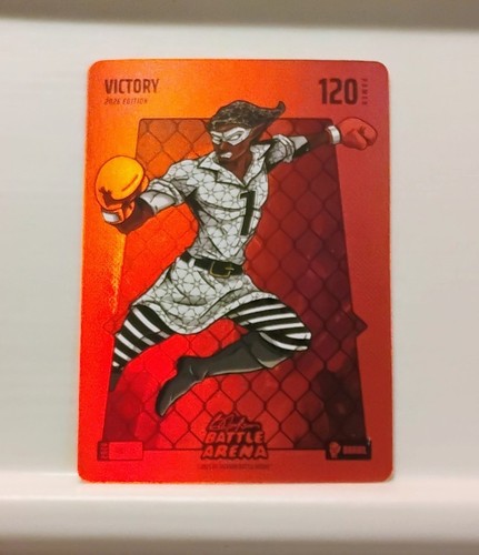Victor Wembanyama `Victory` (BRAWL) Red Battlefoil - 2026 BJ Battle Arena