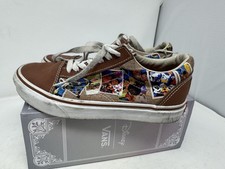 Vans Disney Old Skool Zapatos Talla 6.5 100 Álbum de Recortes Multi Tenis Para Mujer