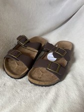 Sonoma Boys Brown Sz 2 Slip On Sandals W/ Buckles