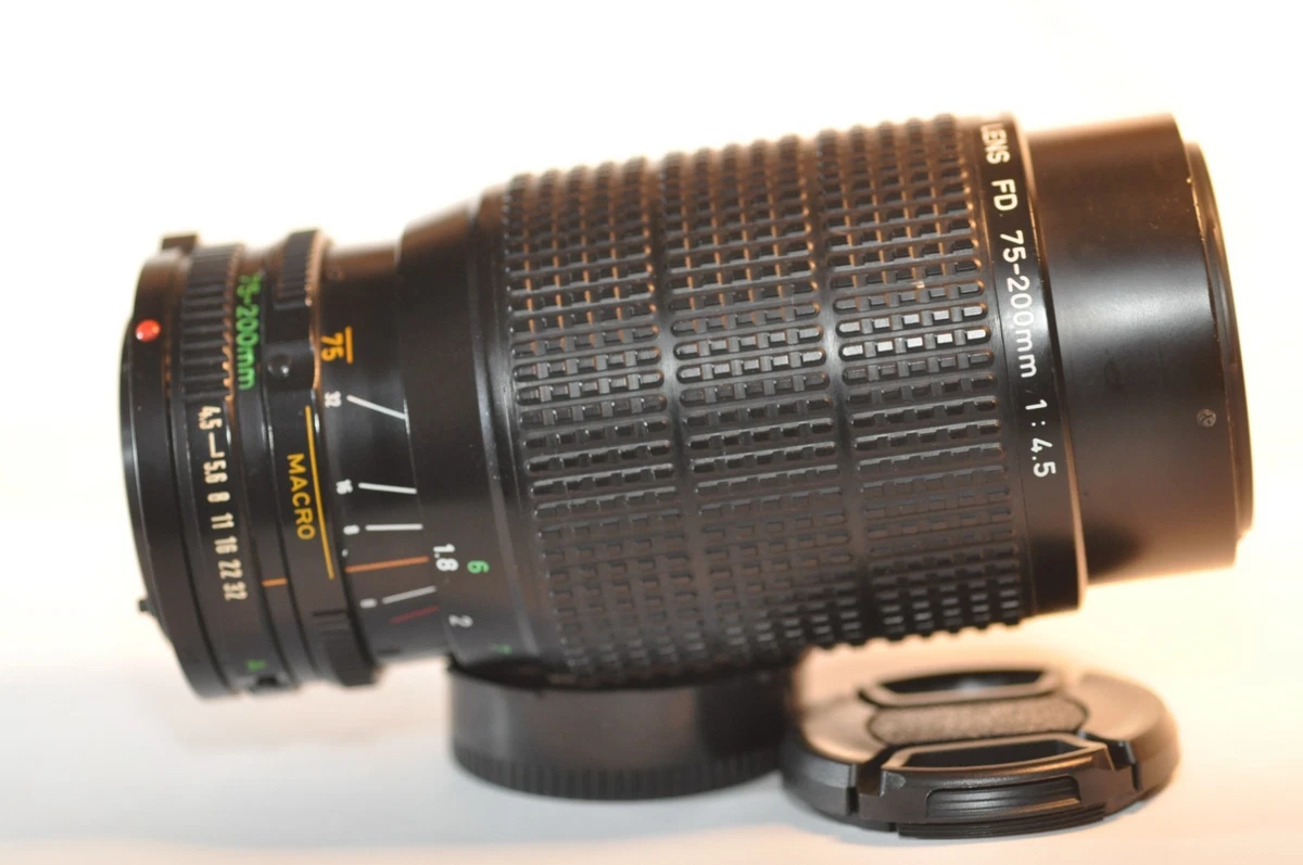 Canon FD 75-200mm Focal Camera Lenses for sale | eBay