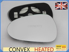 Wing Mirror Glass For Seat Ibiza 2012-2017 CONVEX Heated Left Side