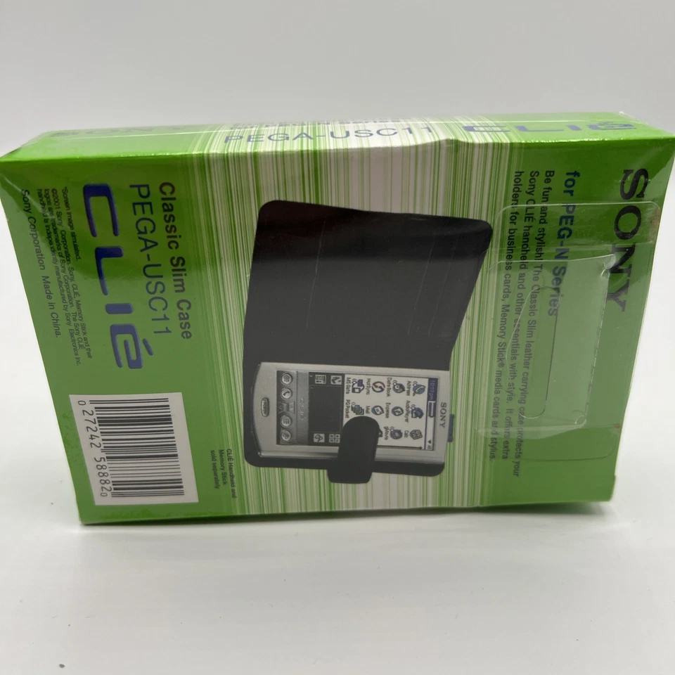 Classic Slim Case for Sony Clie PEG-N Series Part # PEGA-USC11 New Dead Stock - Image 2 of 4