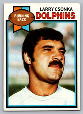1979 Topps #22 Larry Csonka Miami Dolphins