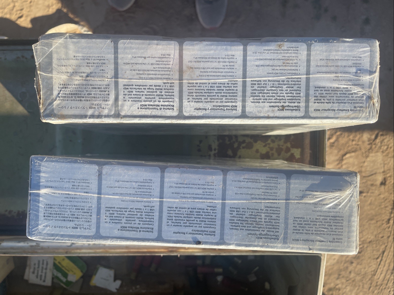 M-Audio MidAir Wireless MIDI transmitter, receiver New Sealed, in Original Boxes