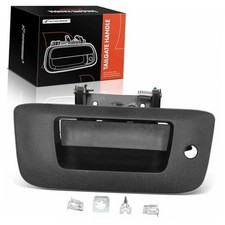 - Tailgate Handle Latch w/Bezel Cover - Compatible with 2007-2014 Chevy