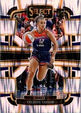 2024 Panini Select WNBA - Concourse Celeste Taylor #16 Silver Flash Prizm (RC)