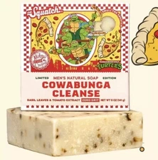 Dr Squatch Cowabunga Cleanse Teenage Mutant Ninja Turtles Nickelodeon TMNT Soap 