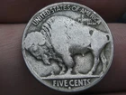 1914 S Buffalo Nickel 5 Cent Piece- San Francisco, Good Reverse Details