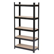 5 Shelf Heavy Duty Metal Rack Steel Shelving Unit Garage Storage 71" H