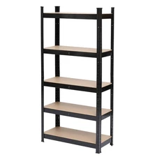 5 Shelf Heavy Duty Metal Rack Steel Shelving Unit Garage Storage 71" H