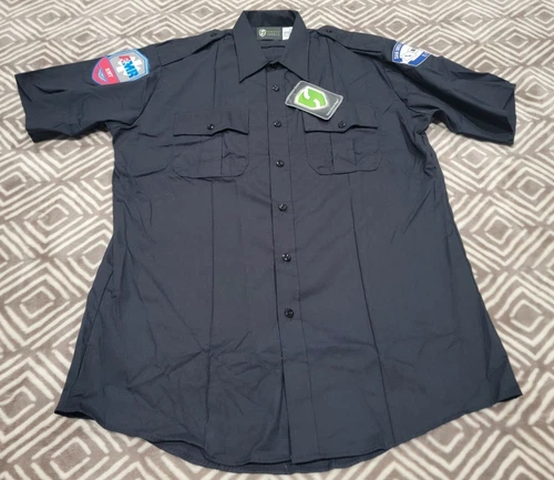 AMR EMT San Diego Button Shirt Uniform Adult Size Small Short Sleeve NWT 