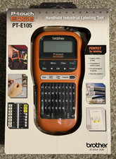 Brother P-touch EDGE PT-E105 Industrial Handheld Label Maker Cable Wire New
