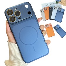 For iPhone 17 Pro Max 16 15 14 w/ Lens Protector Shockproof Matte Magnetic Case