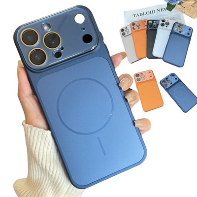 For iPhone 17 Pro Max 16 15 14 w/ Lens Protector Shockproof Matte Magnetic Case