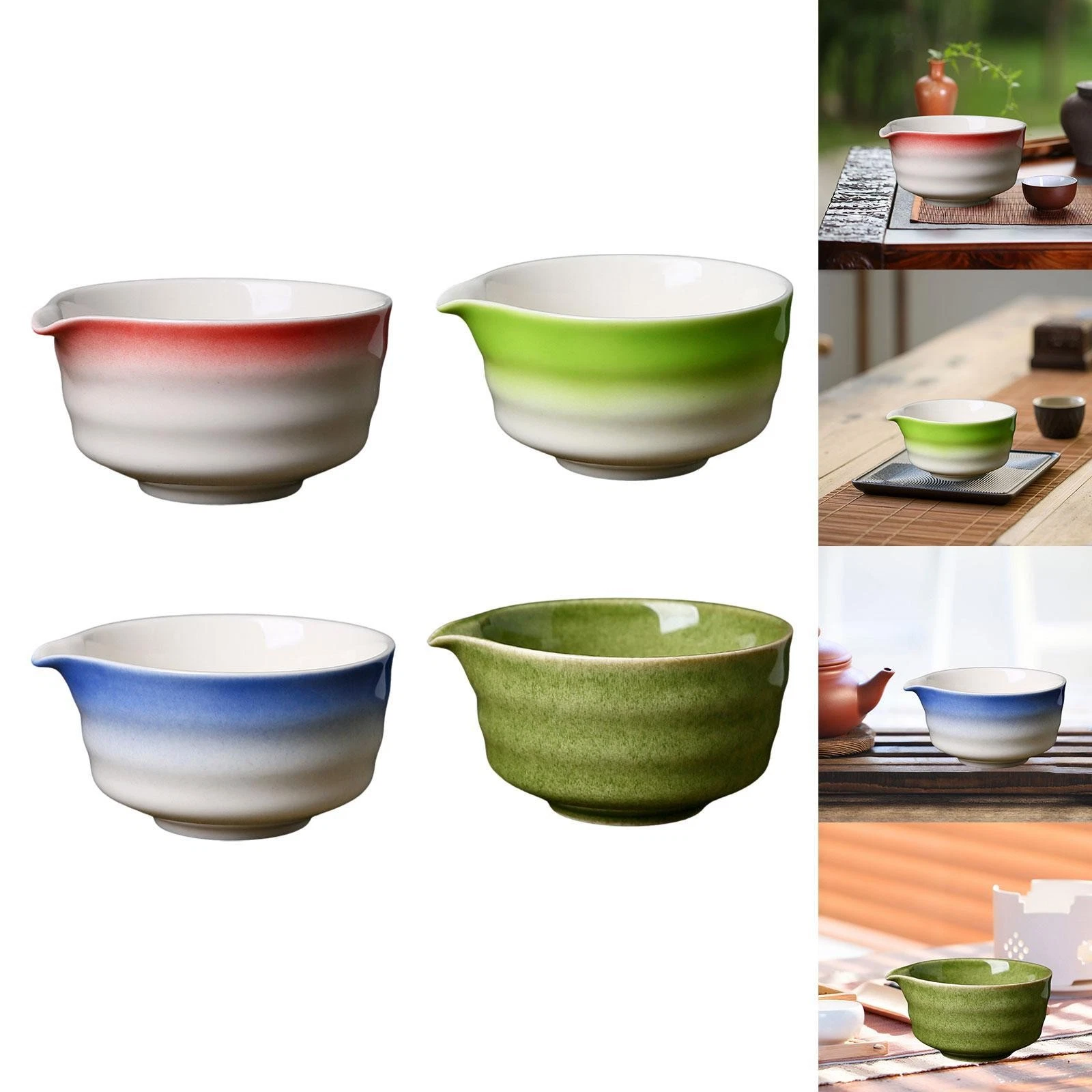 Ceramic Matcha Bowl Japanese Green Tea Cup Matcha Mixing Bowl