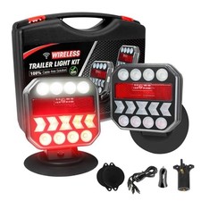 Wireless Trailer Lights 110  Rotatable, Magnetic LED Trailer Light for Towing