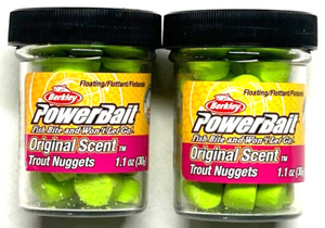Appât Berkley Powerbait Trout Nuggets – Parfum Original – Pour Pêche En Eau Douce