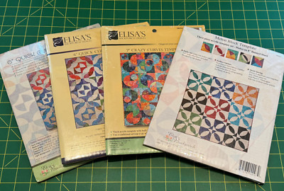 Elisa's Back Porch Design Various Curves Templates Quilt Acrylic Pattern NEW!