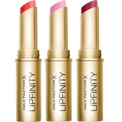 Max Factor Lipfinity Long Lasting Bullet Lipstick RARE COLOURS NEW GIFT FOR HER