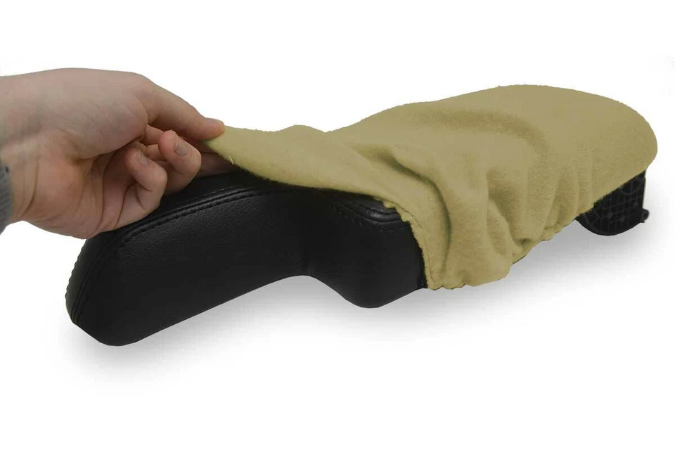 Fits 2015-2019 Honda Fit Protector Fleece Console Lid Armrest Cover Beige Foto 4 de 4