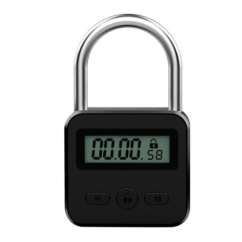 Smart Timer Lock LCD Display Waterproof USB Rechargeable Temporary Timer Padlock - Picture 15 of 18