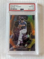 2023 Panini Select Gabriel Hughes Premier Level Tie-Dye Prizm /25 Rockies PSA 10