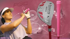 Senior Ladies iDrive Pink Golf Club Hybrid 7 Rescue Utility "Senior" Flex Club